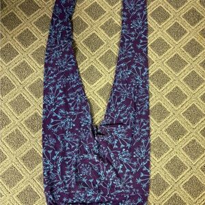 Floral Print Purple and Blue yoga pants